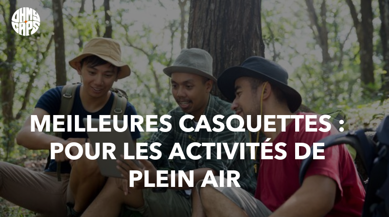 casquettes pour activités de plein air