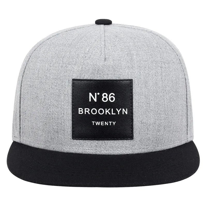 Snapback Grise Brooklyn