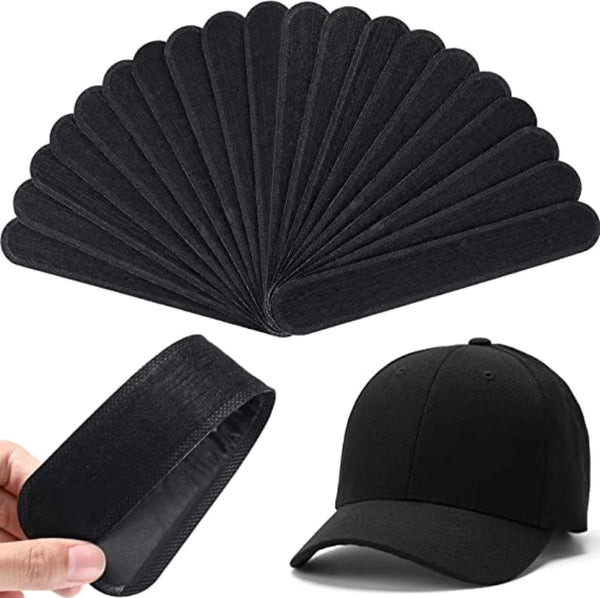 SweatHawg Bandeau Anti-Transpiration Très Absorbant - Réglable, Réutilisable, Taille Unique Noir Anthracite
