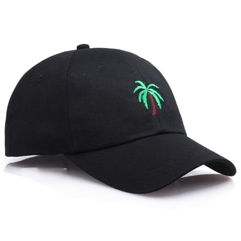 casquette palmiers noire