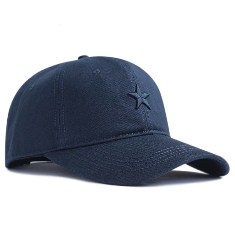 Casquette marine avec logo étoile