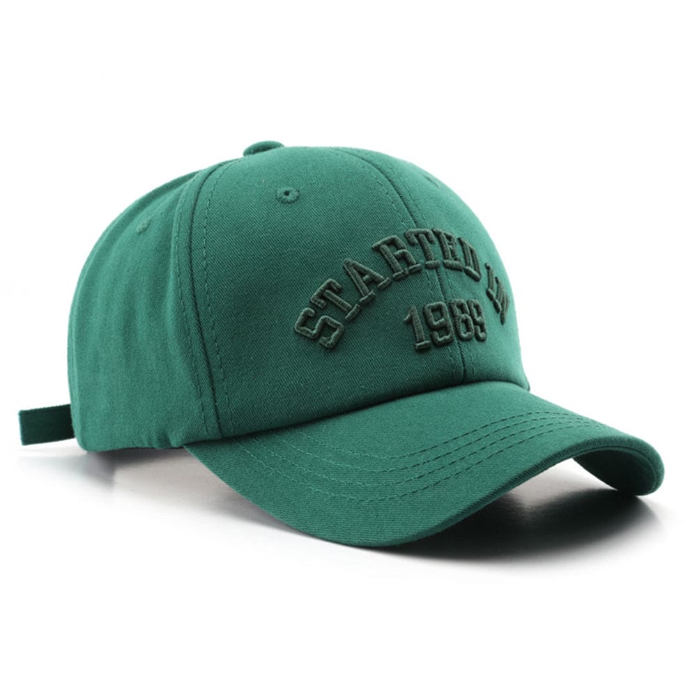 casquette verte de baseball