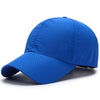 casquette de sport bleu