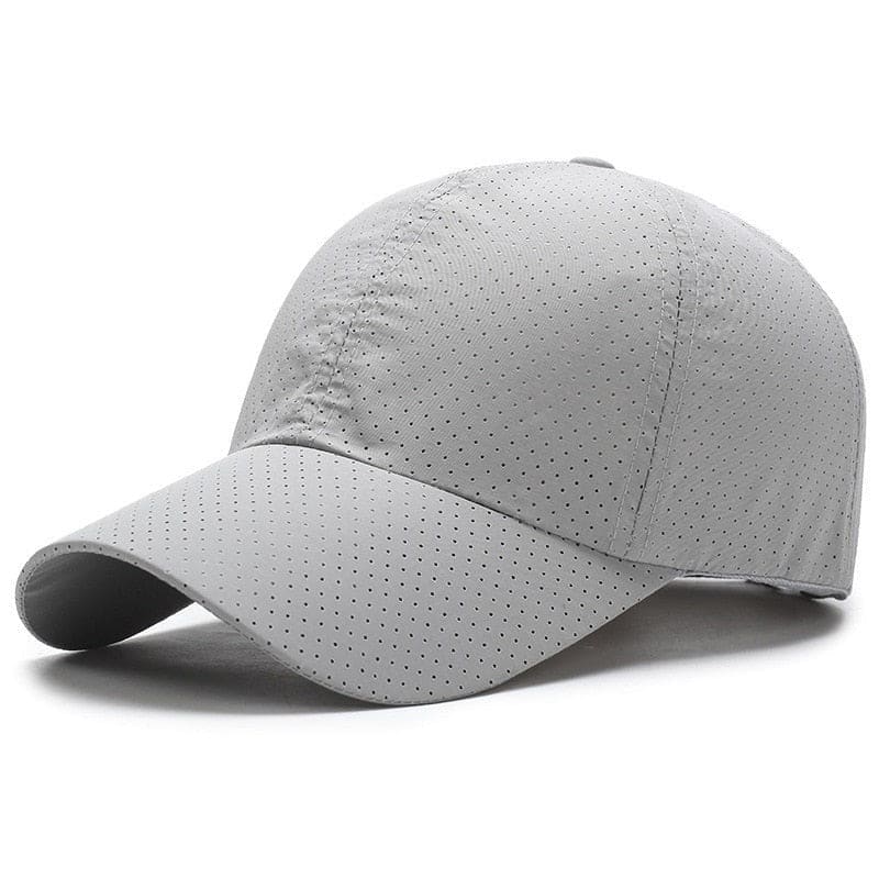 Casquette sport grise