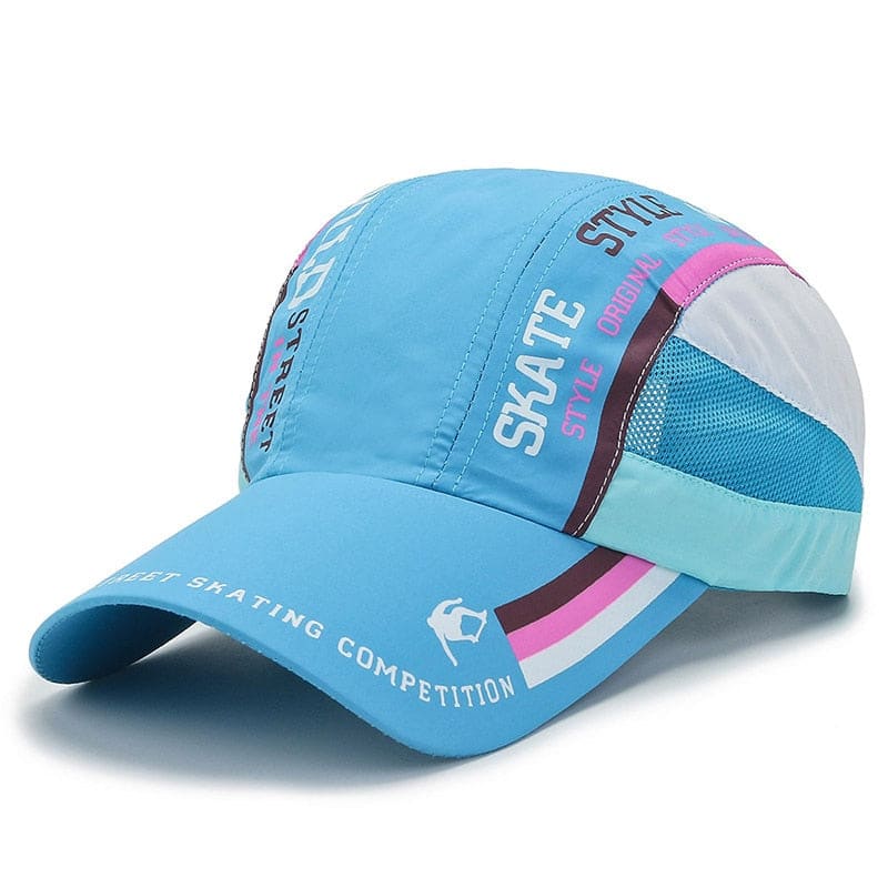 casquette running bleu