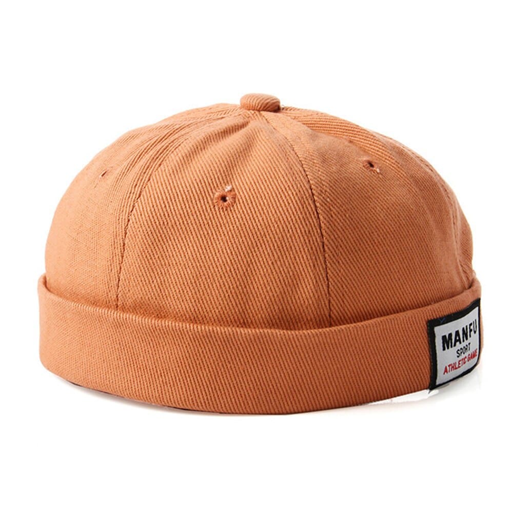 casquette docker enfant orange