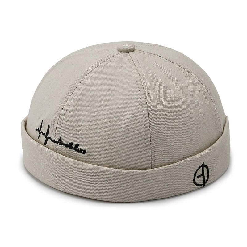 Casquette docker beige