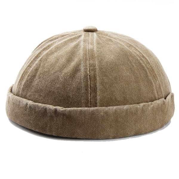 Casquette docker beige