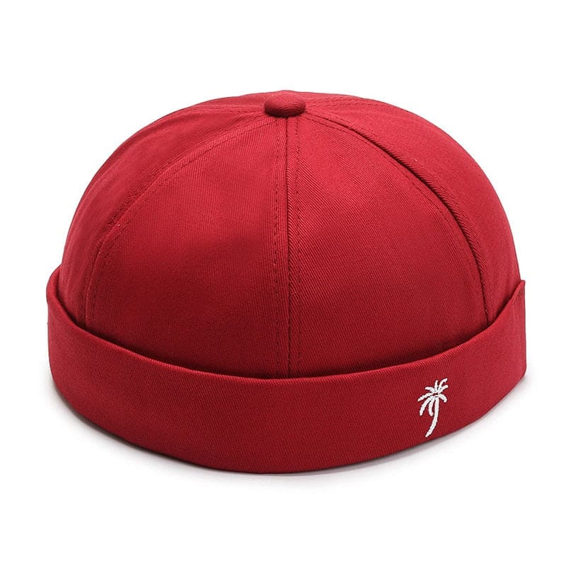 Casquette docker rouge
