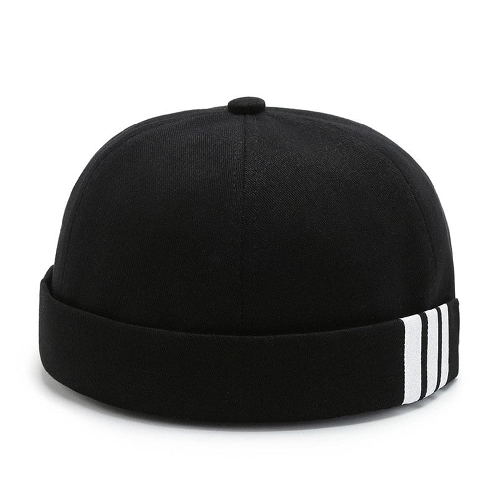 casquette sans visiere noire