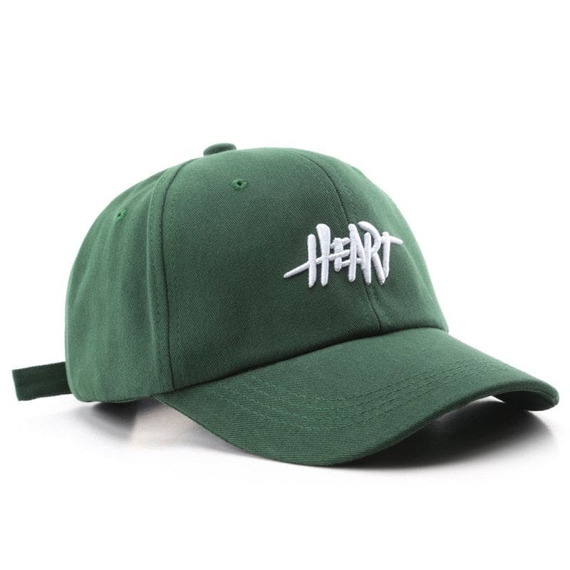 Casquette verte Heart