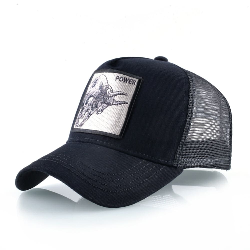 Casquette trucker noire
