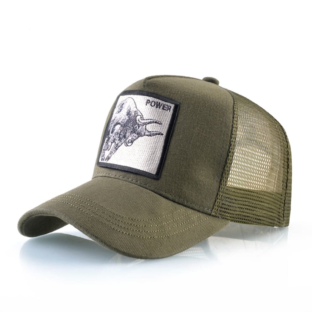 casquette trucker verte