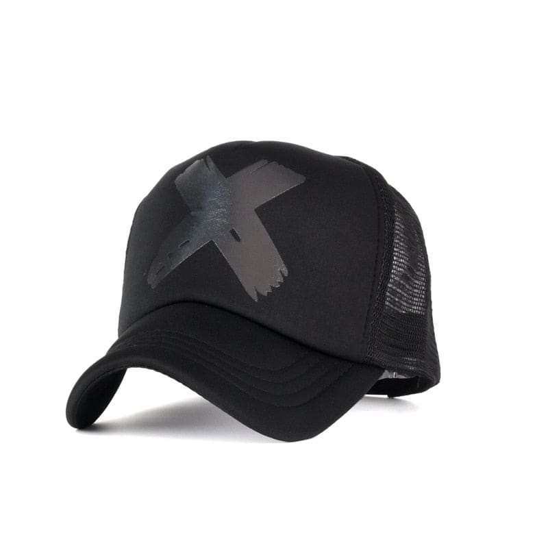casquette trucker noire