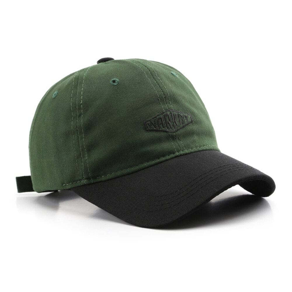 casquette curve verte