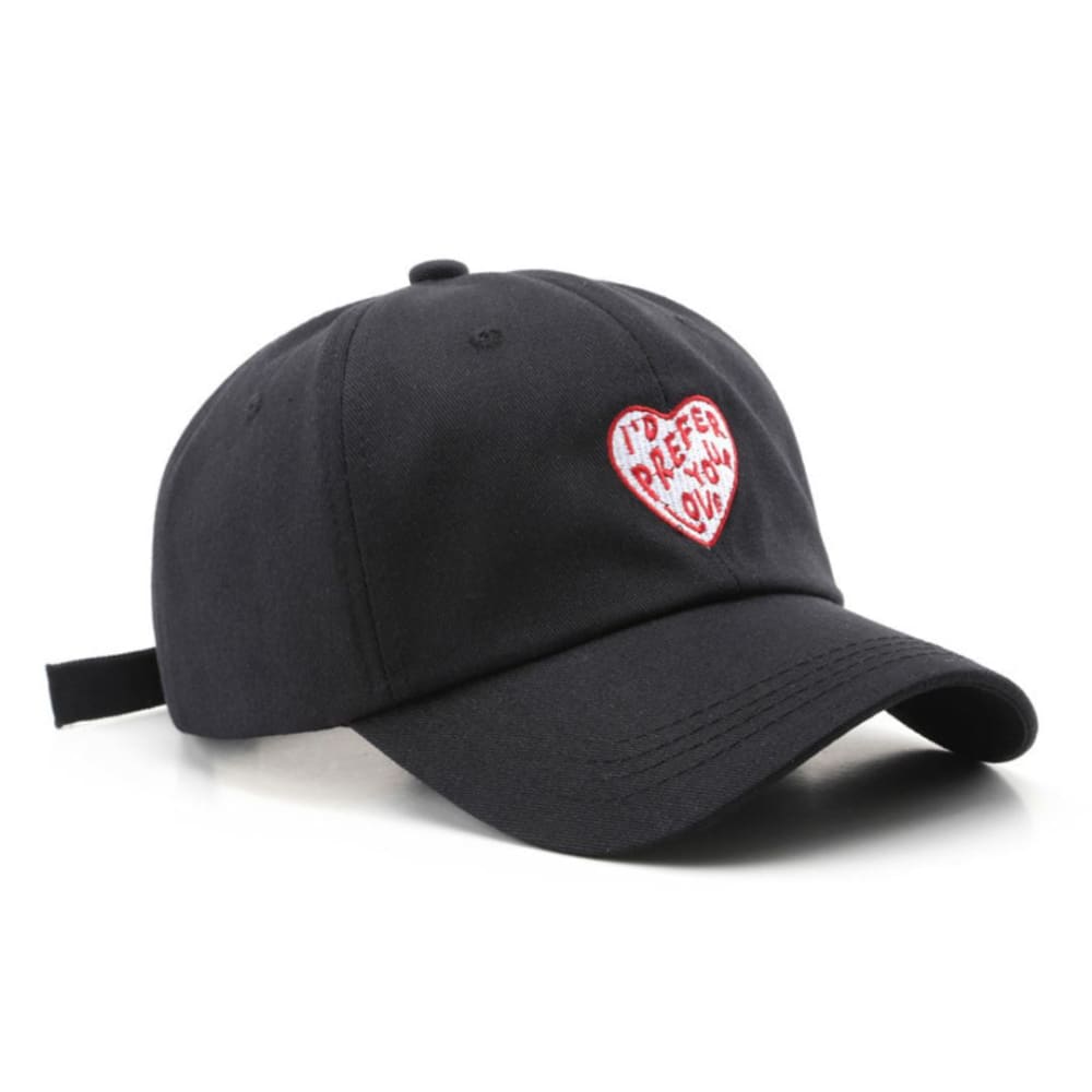 Casquette noire été 