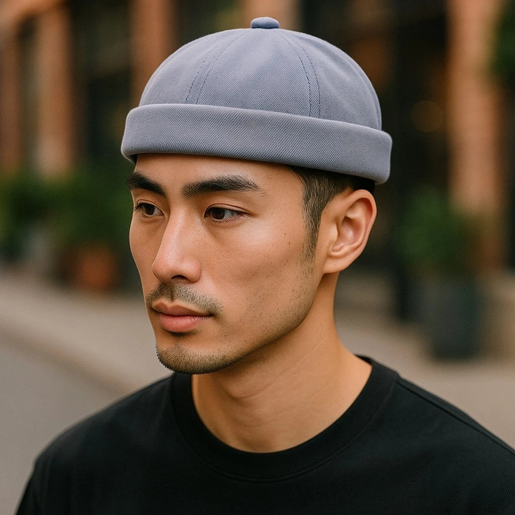 Casquette sans visière grise - Origine